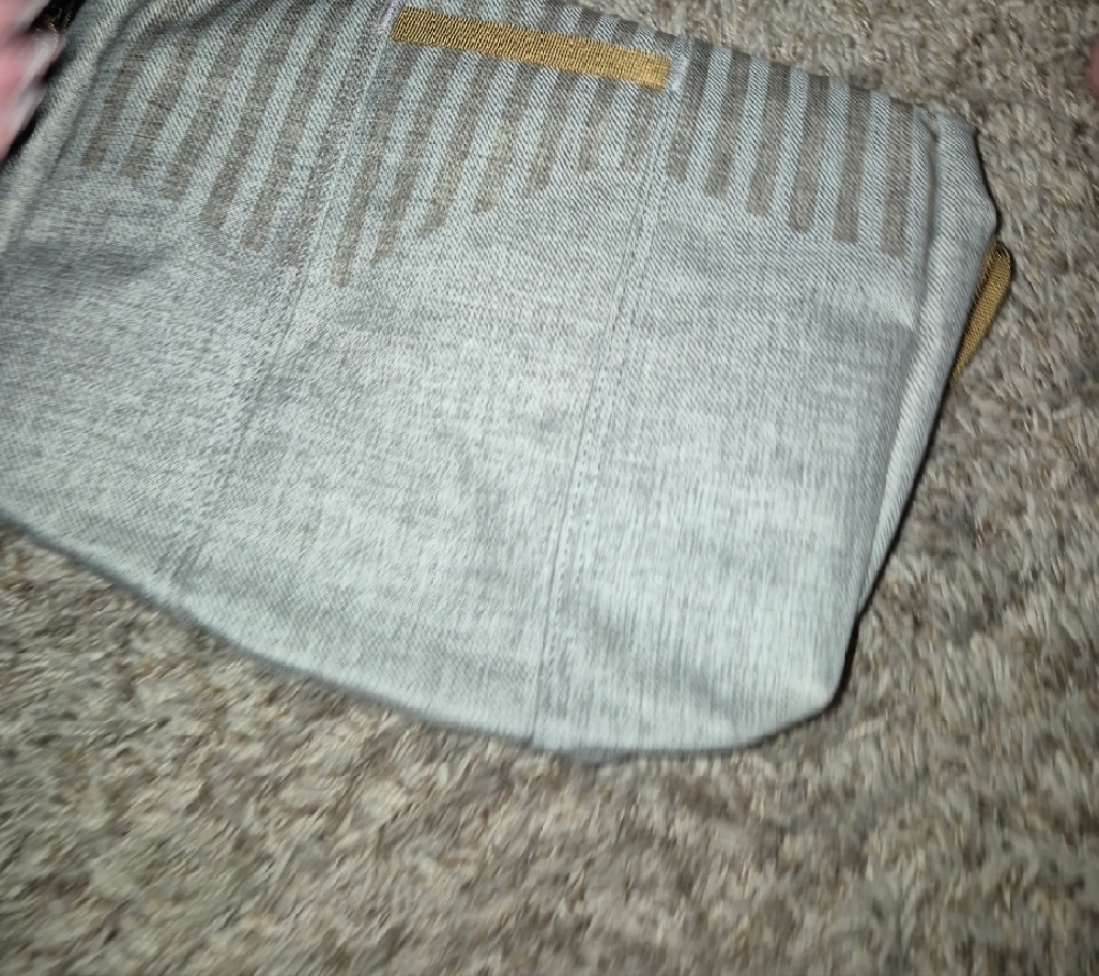 Timbuk2 Brown and Gray Striped Messenger Bag - Picture 6 of 7